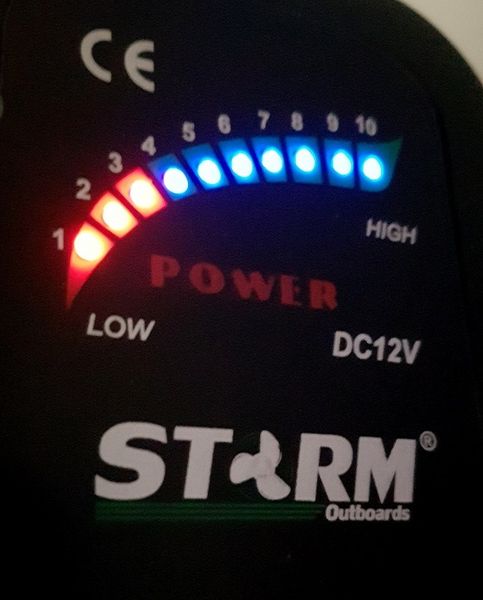 SILNIK ELEKTRYCZNY do łodzi pontonu 55 12V STORM zdjęcie 13
