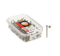 Wkręty 5 x 50mm opak. 1kg żółte stalowe fra