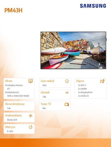 Samsung 43'' PM43H na Arena.pl