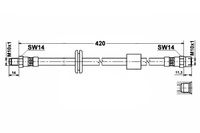 Bmw E28 Zestaw Przewodów Hamulcowych Elastycznych Gumowych