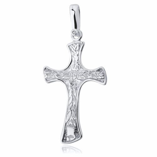 DUŻY SREBRNY WISIOREK KRZYŻ KRZYŻYK RODOWANY na Arena.pl