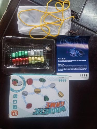 Magnetyczna gra edukacyjna - Kolorowe Kamienie Magnetyczne gra planszowa na Arena.pl