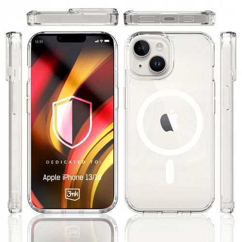 Pancerne etui z MagSafe 3mk Hardy LiqForce Mag Case na Apple iPhone 13 / 14 na Arena.pl