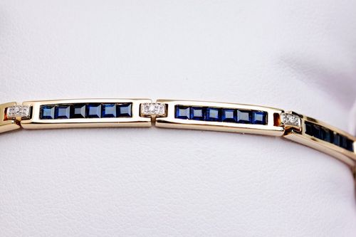 Złota bransoleta BZD4585 - Diament na Arena.pl