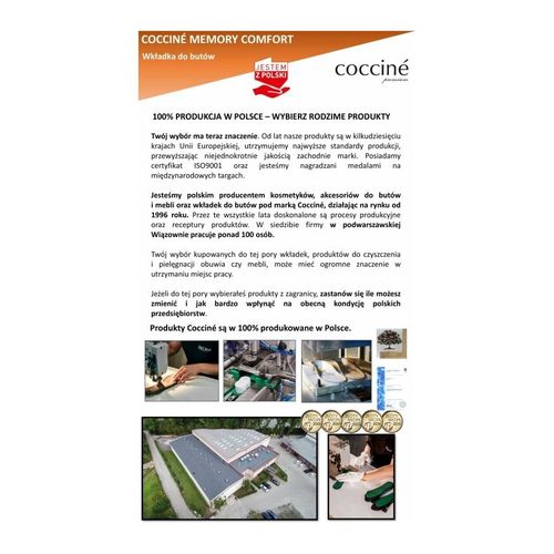 r.36 - wkładki do butów memory comfort coccine na Arena.pl