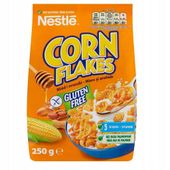 PŁATKI CORN FLAKES 250G MIÓD I ORZESZKI ŻÓŁTE
