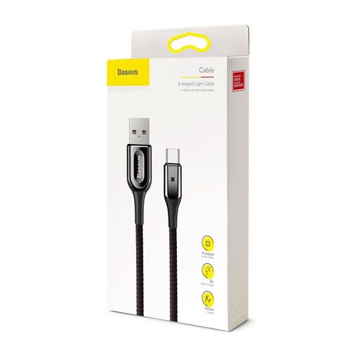 BASEUS X-SHAPED TYPE-C CABLE 100CM BLACK na Arena.pl