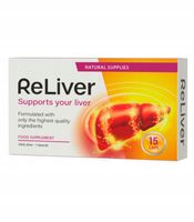 RELIVER premium : Kurkuma Rumianek Awokado Orzechy Maliny Cynk Żelazo Selen