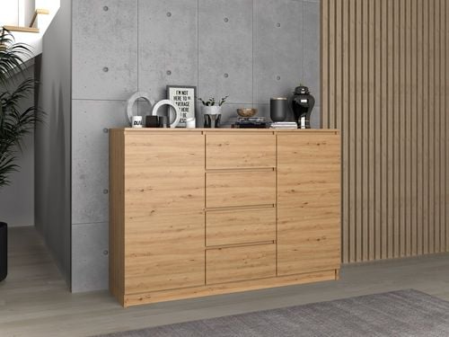 KOMODA 2D4S 140 - DĄB ARTISAN na Arena.pl