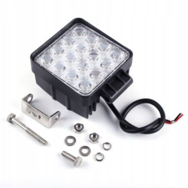 Halogen samochodowy led, roboczy doświetlacz 48w 4800lm zdjęcie 4