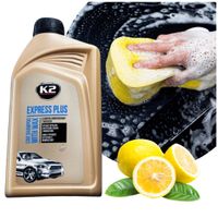 k2 express plus szampon samochodowy z naturalnym woskiem carnauba 1l