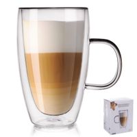 szklanka termiczna 430ml z podwójną scianką do latte