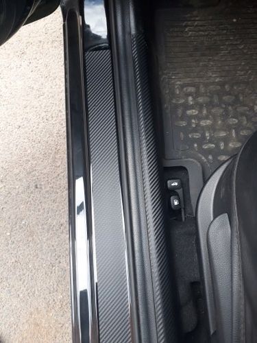 TAŚMA FOLIA CARBON NA PROGI OCHRONNA GRUBA ZABEZPIECZAJĄCA PROGI + RAKLA na Arena.pl