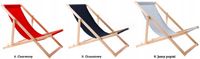 Leżak DREWNIANY LEŻAKI PLAŻOWE drewniane komfortowe na Balkon Plażę Ogród
