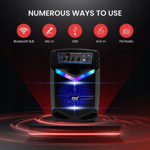 Głośnik przenośny Pyle PPHP842B Bluetooth PA - 400W Party Lights USB/SD HIT na Arena.pl