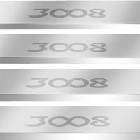 Listwa progowa PEUGEOT 3008 MK2 Stal nierdzewna 304 połysk 4szt