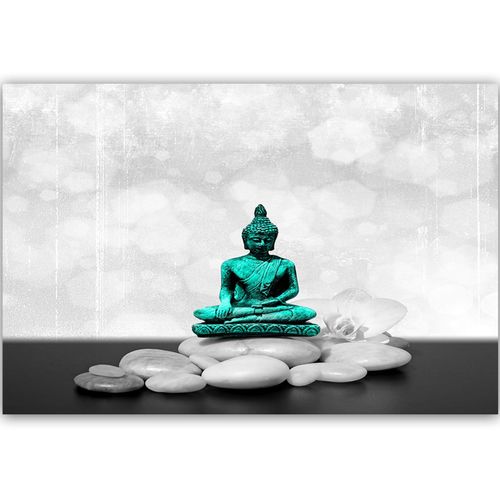 Deco Panel, Budda na kamieniach zen 60x40 na Arena.pl