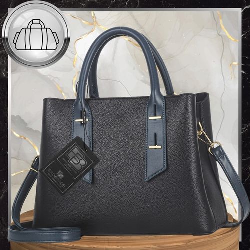 Torebka Skórzana Damska Czarna Na Ramię Torba Elegancka Pojemna Klasyczna na Arena.pl