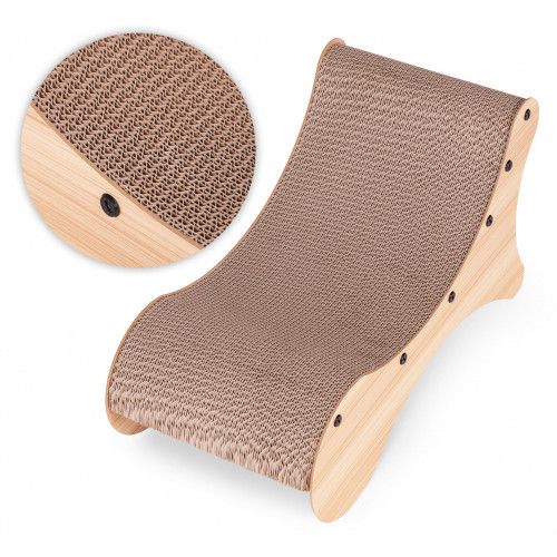 DRAPAK TEKTUROWY PETSI LEŻAK KARTON DLA KOTA Z MIEJSCEM DO ODPOCZYNKU na Arena.pl