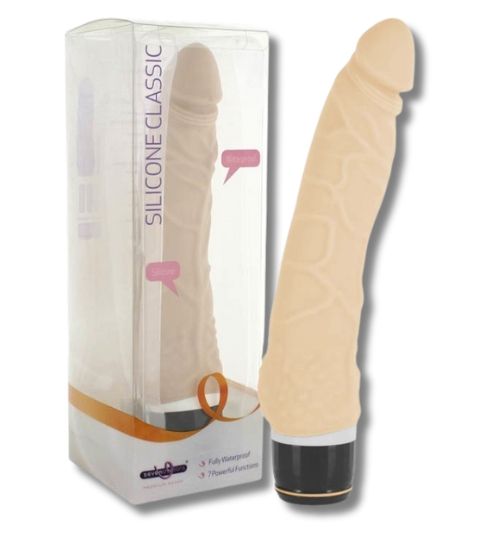Silikonowy Vibrator Real - 7 wibracji, pulsacji zdjęcie 1