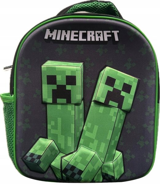 MINECRAFT PLECAK PRZEDSZKOLNY 3D CREEPER zdjęcie 1