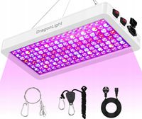 DragonLight BW1000 lampa LED do roślin UV IR full spektrum 3 m kabel biała