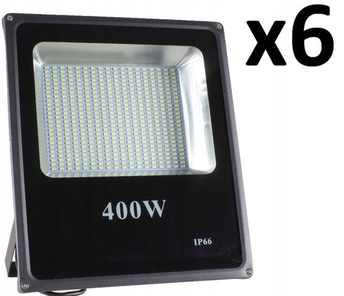 6x HALOGEN LED 400W SLIM na Arena.pl
