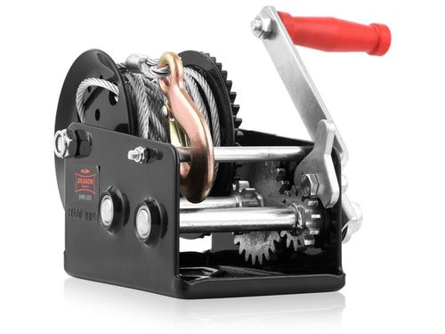 WYCIĄGARKA RĘCZNA KORBOWA LINOWA 1133kg WCIĄGARKA lebiodka przenośna na Arena.pl