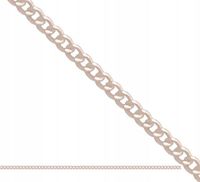 Złoty łańcuszek 585 z białego złota 45cm 1,25g idealny na prezent 14k