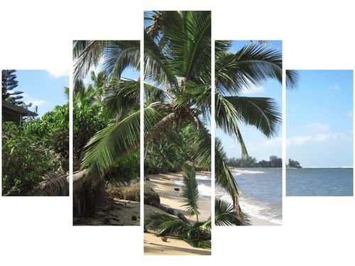 105CM 150CM OBRAZ 5 ELEM WAKACJE TROPIKACH PUUIKIBEACH DRUK na Arena.pl