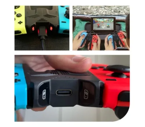 UCHWYT JOY-CON GRIP ŁADOWARKA DO NINTENDO SWITCH OLED PAD na Arena.pl