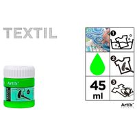 FARBY DO TKANIN 45ML ZIELONA FLUO ARTIX A"6 4649