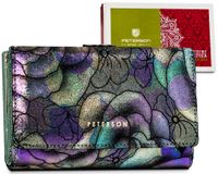 portfel damski skórzany ptn 42108-md green