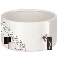 DONICZKA OSŁONKA DONICA CERAMICZNA KOLORY 18CM