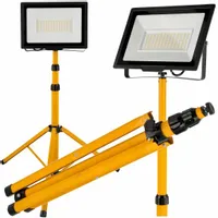 Naświetlacz Halogen Na Statywie LED 200W + Zestaw Do Remontów i Budowy