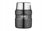 THERMOS KING 470ml TERMOS OBIADOWY z łyżką 470ml SZARY SK3000GR