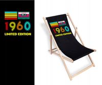 Leżak drewniany Logo LIMITED EDITION prezent urodziny rocznica okazja