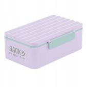 śniadaniówka backup 6 model c39 fiolet/seledy 3393