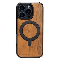 drewniane etui bewood do iphone 16 pro imbuia z magsafe