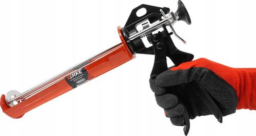 WZMACNIANY WYCISKACZ PISTOLET MAS SILIKONU AKRYLU KLEJU SMARU USZCZELNIACZY na Arena.pl