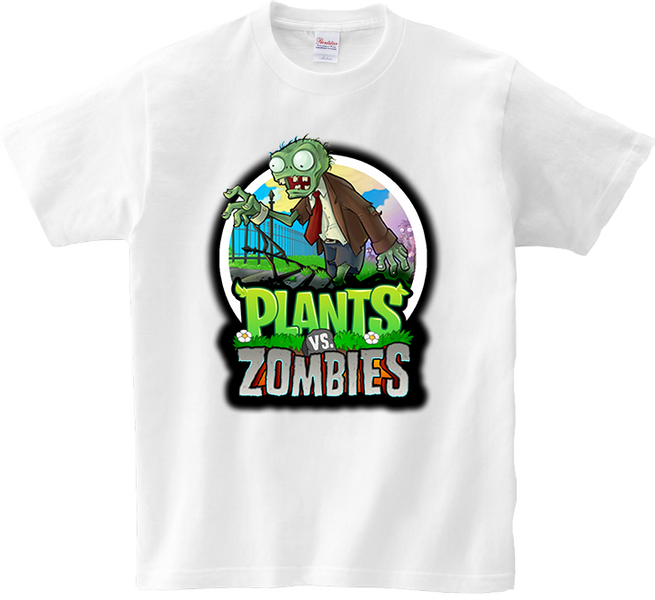 Koszulka T-shirt Plants vs Zombie zdjęcie 1