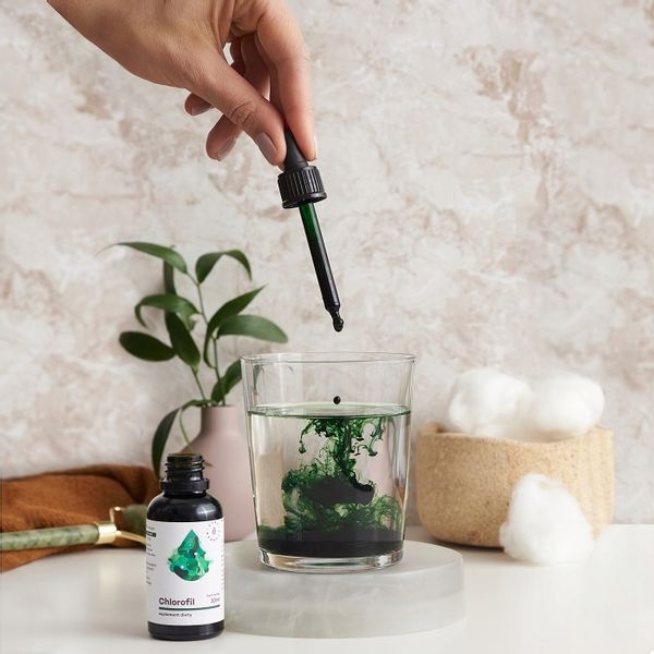 AURA HERBALS Chlorofil z morwy białej w kroplach zdjęcie 2