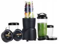 2X BLENDER KIELICHOWY DO SMOOTHIE do koktajli 1200W + 4 butelki kubki bidon