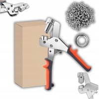 Oczkarka do plandek magnetyczna bannerów oczkownica zestaw + 500 oczek napy