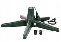 STOJAK POD CHOINKĘ SZTUCZNĄ OBROTOWY CHOINKOWY ZIELONY 360 STABILNY COIL