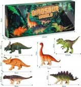 Mini Figurki Dinozaurów Zabawki Sanlebi