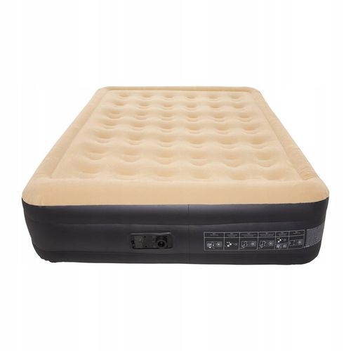PRZENOŚNY MATERAC DMUCHANY DWUOSOBOWY SAMOPOMPUJĄCY POMPOWANY ŁÓŻKO SPANIE na Arena.pl