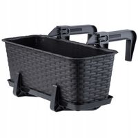 DONICZKA BALKONOWA SKRZYNKA UCHWYTY PODSTAWKA 40cm