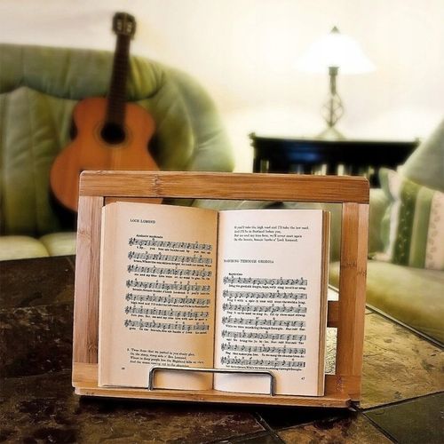 Stojak Podstawka Bambusowa na Książkę Podpórka pod Tablet na Arena.pl