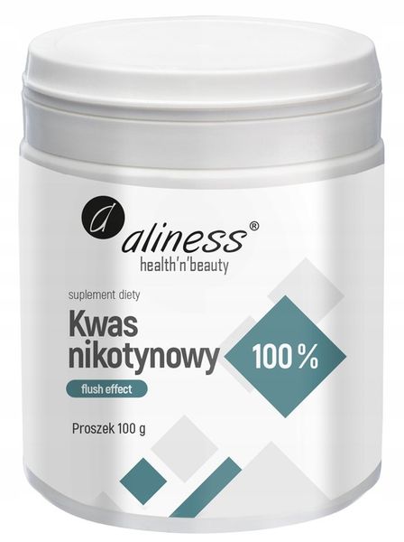 Aliness Kwas NIKOTYNOWY NIACYNA Flush B3 Metabolizm energetyczny Zmęczenie zdjęcie 1
